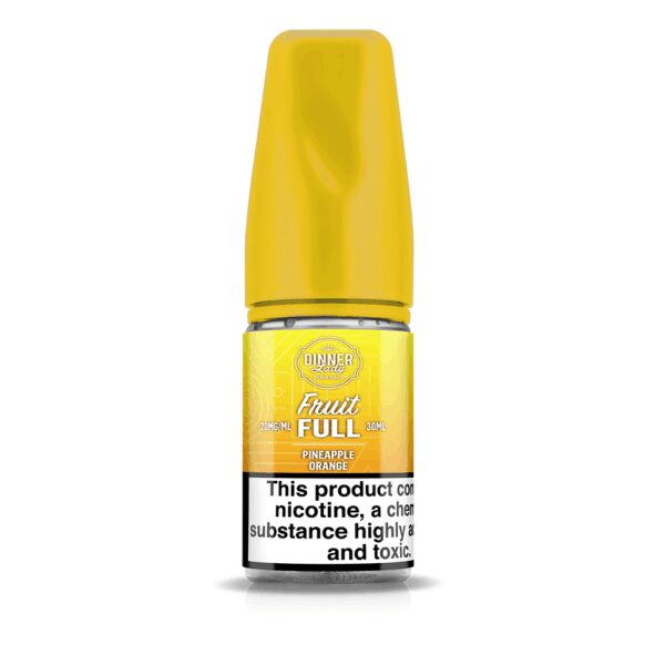 Taze ananas ve portakal karışımı, yüksek salt nikotin içerir.