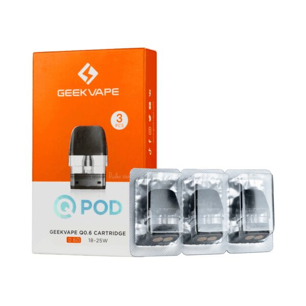 Geekvape Q Kartuş, dayanıklı yapısı ve üstün buhar performansı ile uzun süreli keyif sağlar.