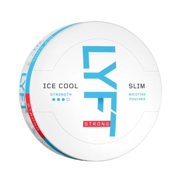 Yoğun salt nikotin içeren buz serinliğinde ferahlatıcı ve tütünsüz poşetler.