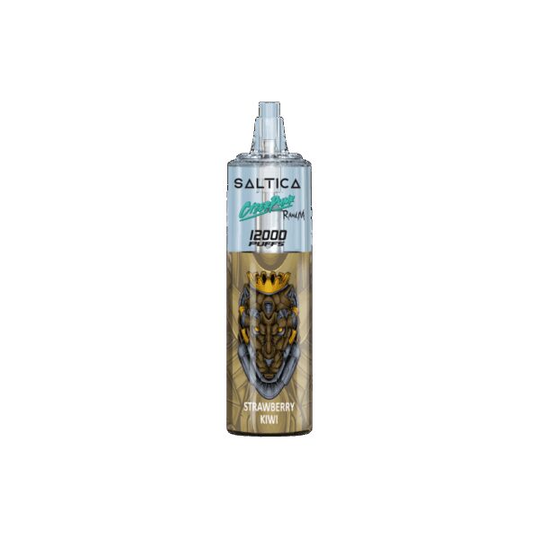 Saltica Cyberpunk 12000 puf, taze çilek-kivi lezzetli, hazır kullanımlık taşınabilir vape.