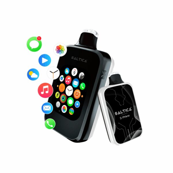 Saltica S-Phone 30000 tek kullanımlık vape, lezzetli sakız aroması ve yüksek kapasite sunar.