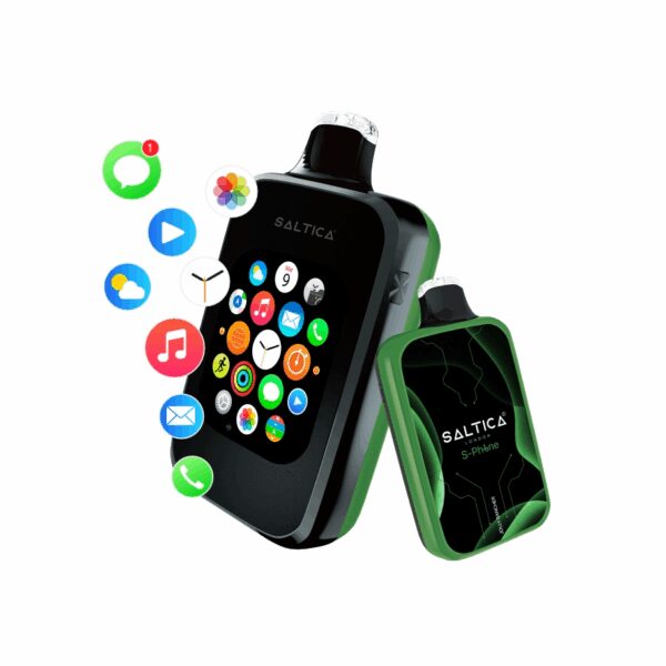 Saltica S-Phone 30000 kullan-at vape, Jolly Rancher esintili meyve lezzeti ve yüksek salt nikotin içeriği ile uzun süreli kullanım keyfi sunar.