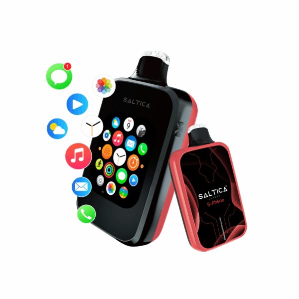 Saltica S-Phone 30000 kullan-at vape, çilek mango lezzetinde ve hazır kullanıma uygun.