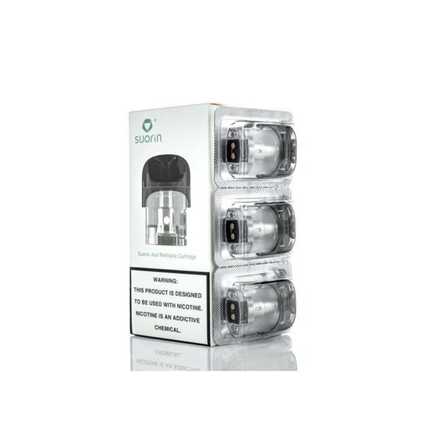Suorin Ace Kartuş, dayanıklı yapısı ve üstün buhar kalitesi ile tutarlı bir salt nikotin deneyimi sunar.