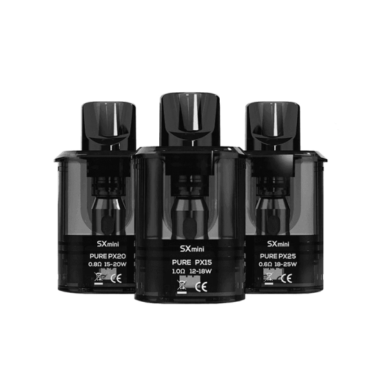 SXmini Puremax PX yedek kartuşu, mesh yapısıyla zengin buhar ve üstün lezzet sunar.