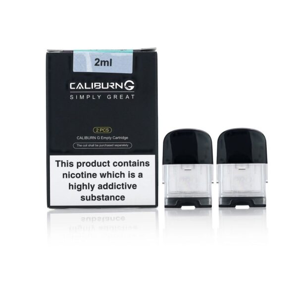 Uwell Caliburn G yedek kartuşu, yoğun lezzet ve dayanıklı yapı için ideal.