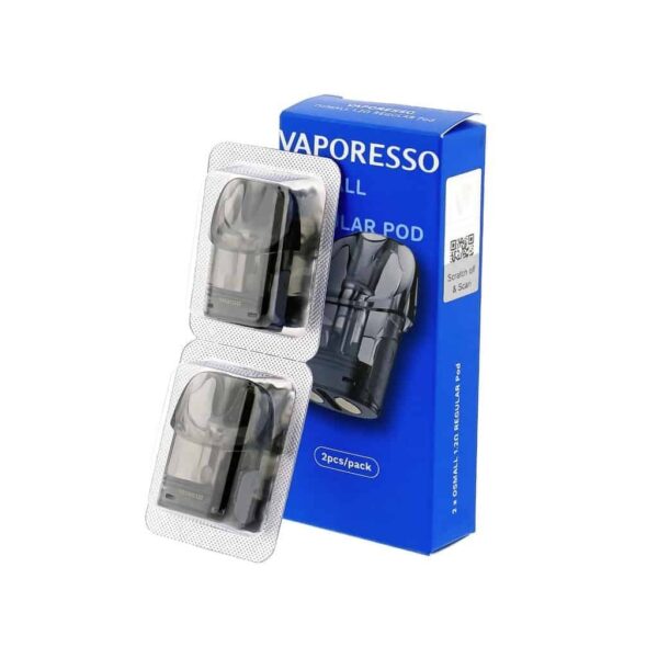 Vaporesso Osmall için iki adet yedek pod, dayanıklı ve lezzetli kullanım.