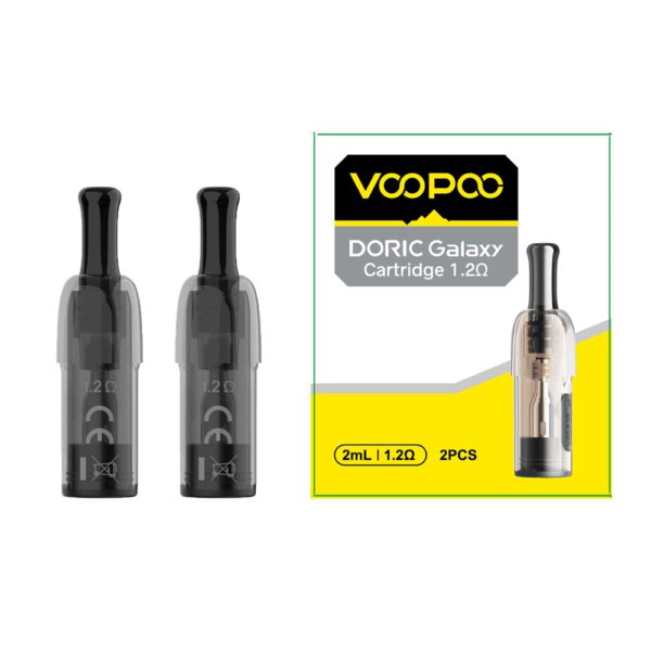 Voopoo Doric Galaxy yedek kartuşu, zengin lezzet ve yoğun buhar için özel tasarlandı.