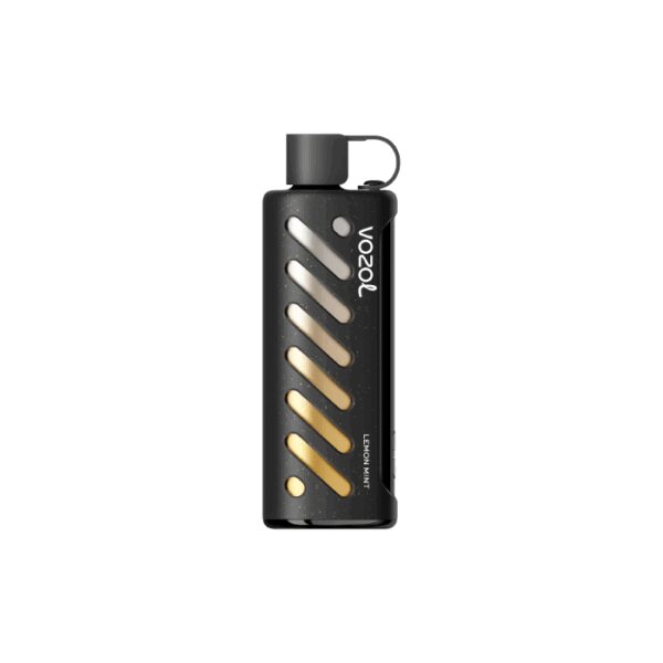 Taze limon ve nane aromalı, 25000 pufluk kullan-at tütün ürünü.