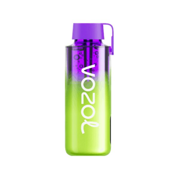 Taze ahududu ve karpuz lezzetli, hazır kullanıma uygun tek kullanımlık vape cihazı.